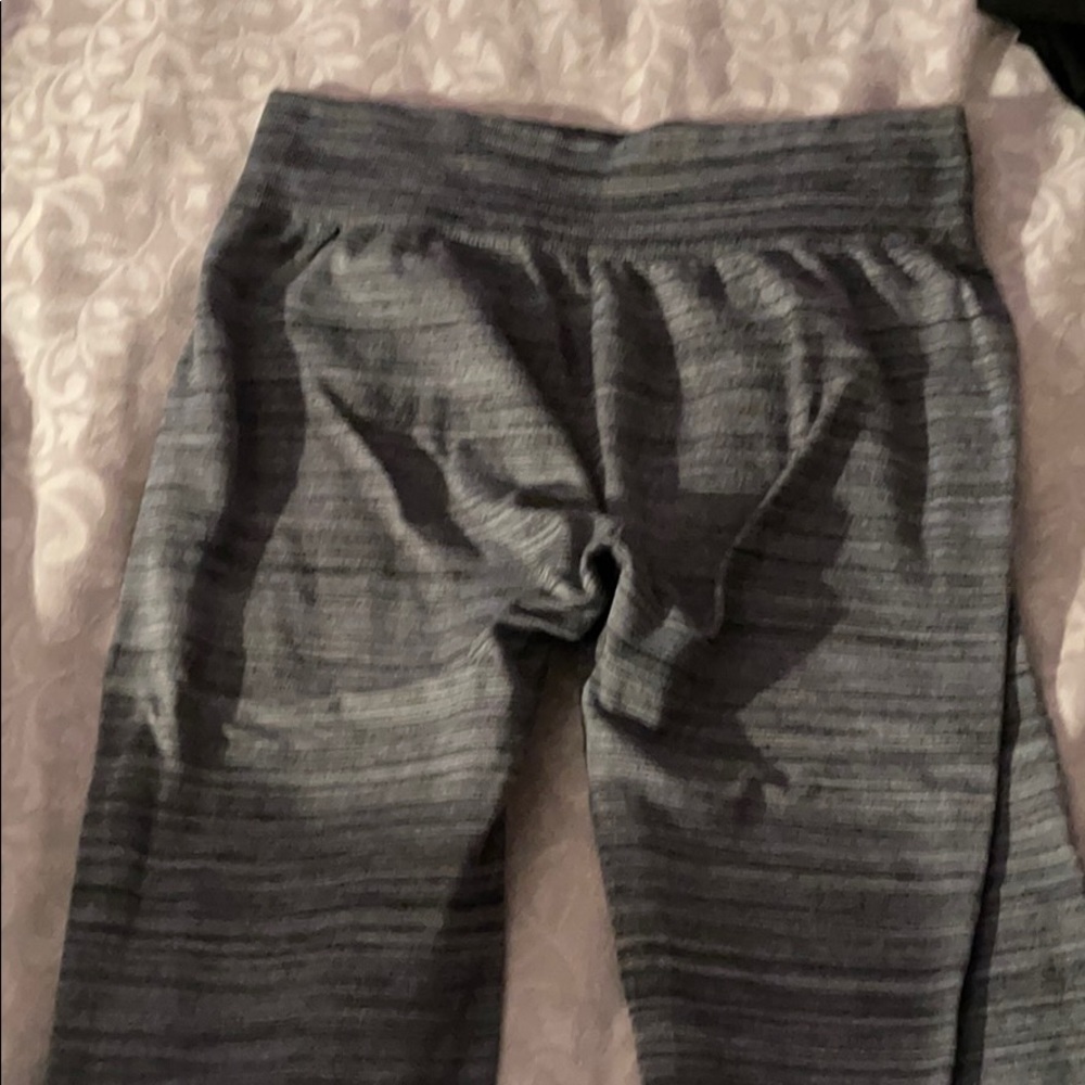 Black and grey leggings
